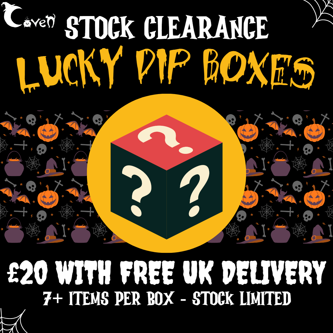 Lucky Dip Boxes Coven Alternative Witch Spooky Goth Subscription Boxes