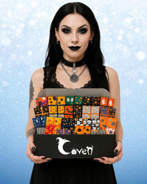 2025 Creepmas Calendar Model Image Snow Background