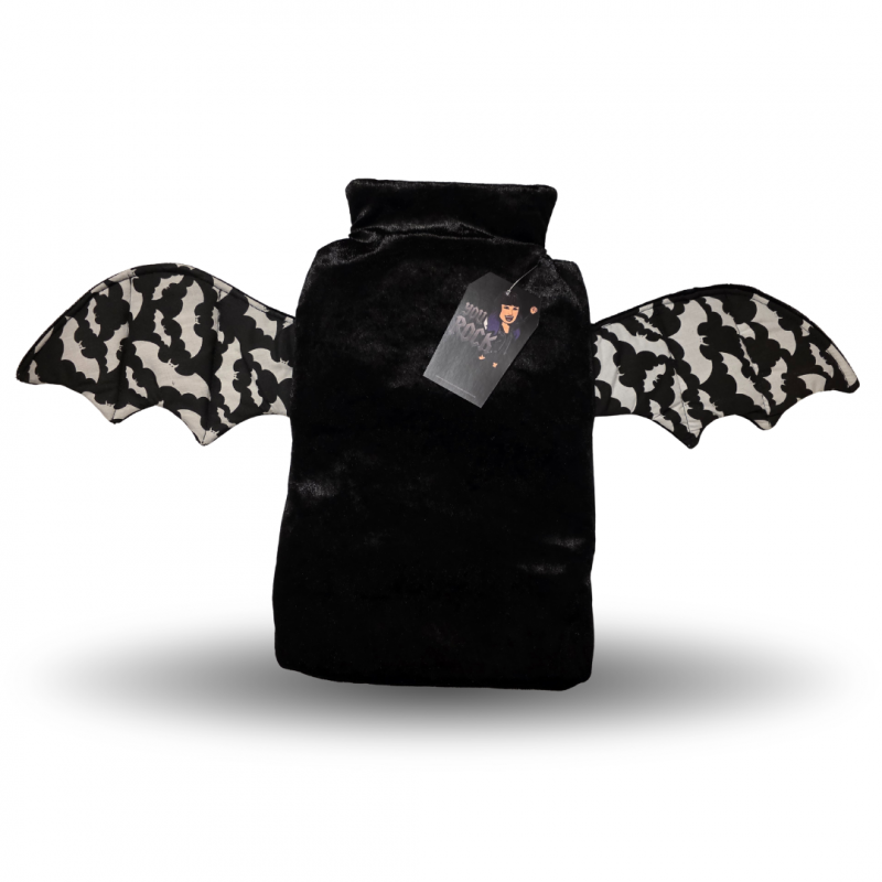 Bat Hot Water Bottle White Background