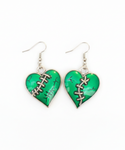 Coven Shop Jewellery Heart Zombie Earrings 0126