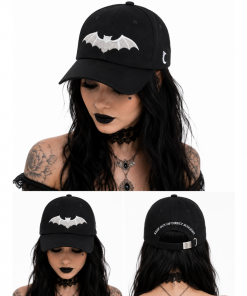 Bat Gothic Witchy Baseball Hat Model Shop