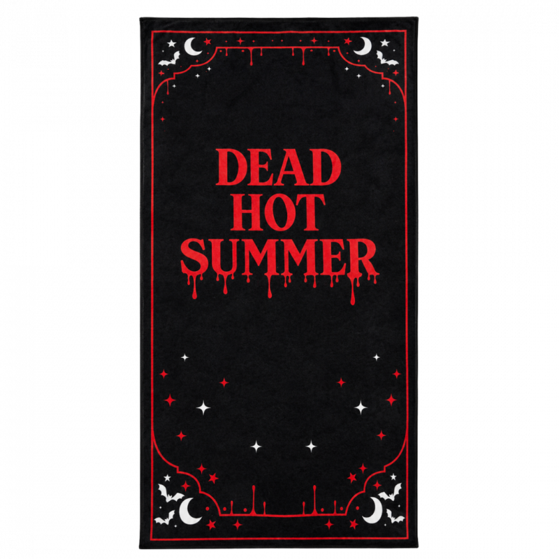 Dead Hot Summer Beach Towel Transparent
