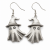 Ghost Witch Hat Earrings