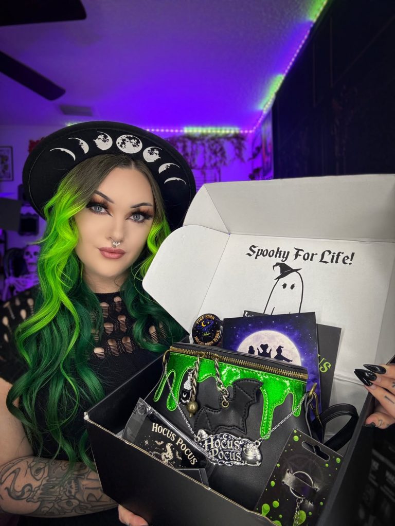 Coven Hocus Pocus box being held